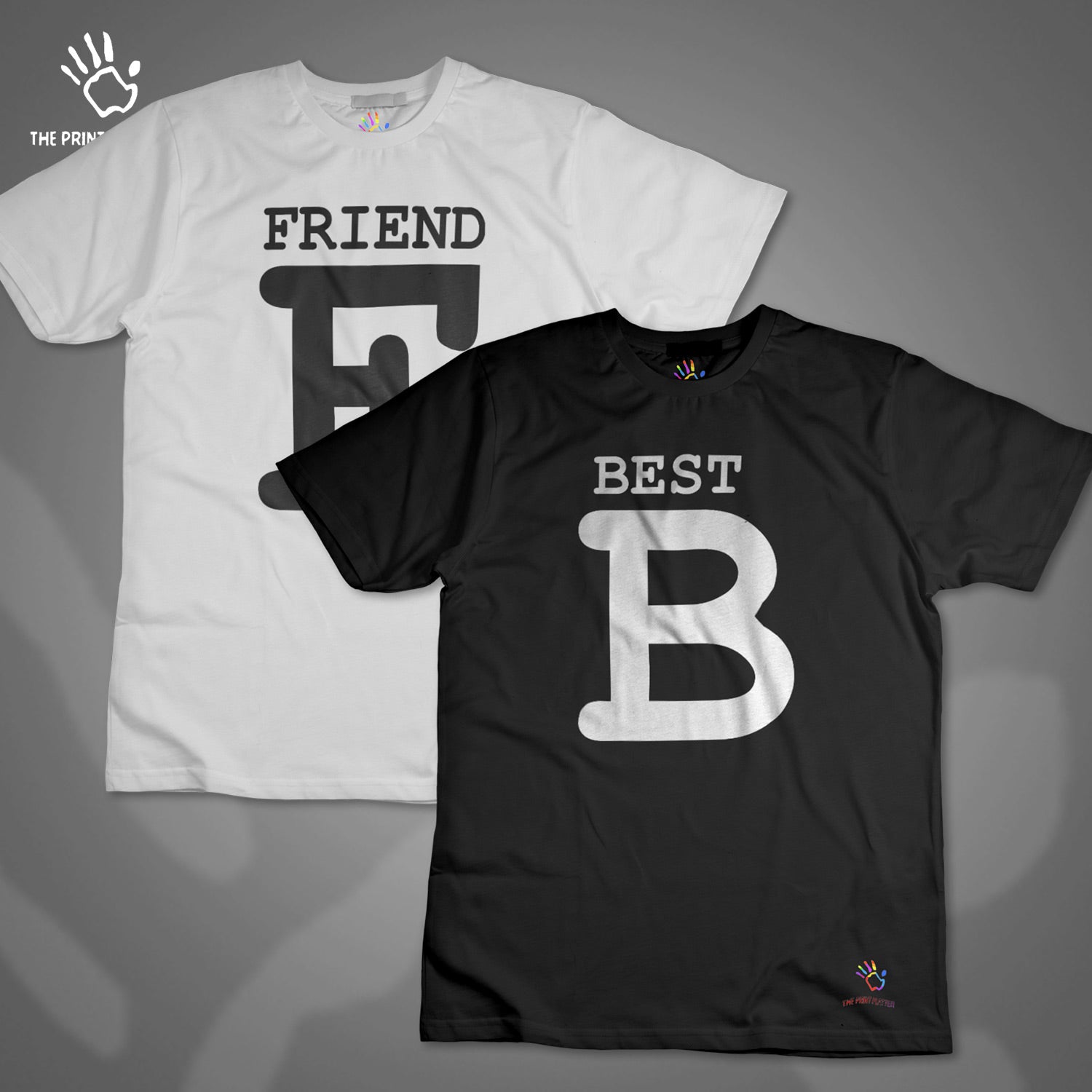 BigBest Friend Cotton Bio Wash 180gsm T-shirt | T56-BigBestFriend