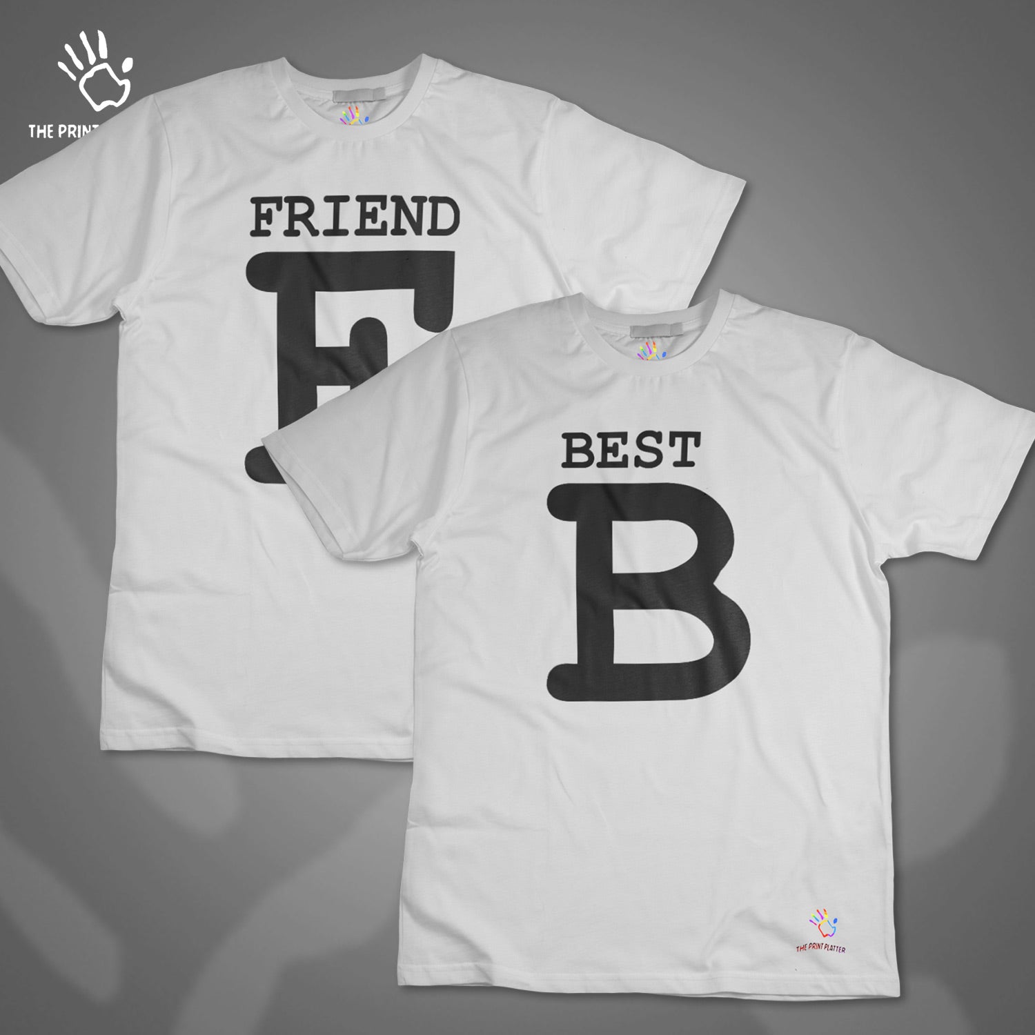 BigBest Friend Cotton Bio Wash 180gsm T-shirt | T56-BigBestFriend