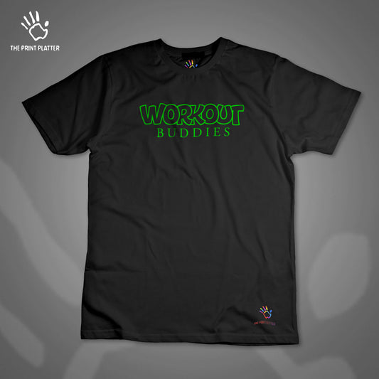 Workout Buddies Cotton Bio Wash 180gsm T-shirt |T68